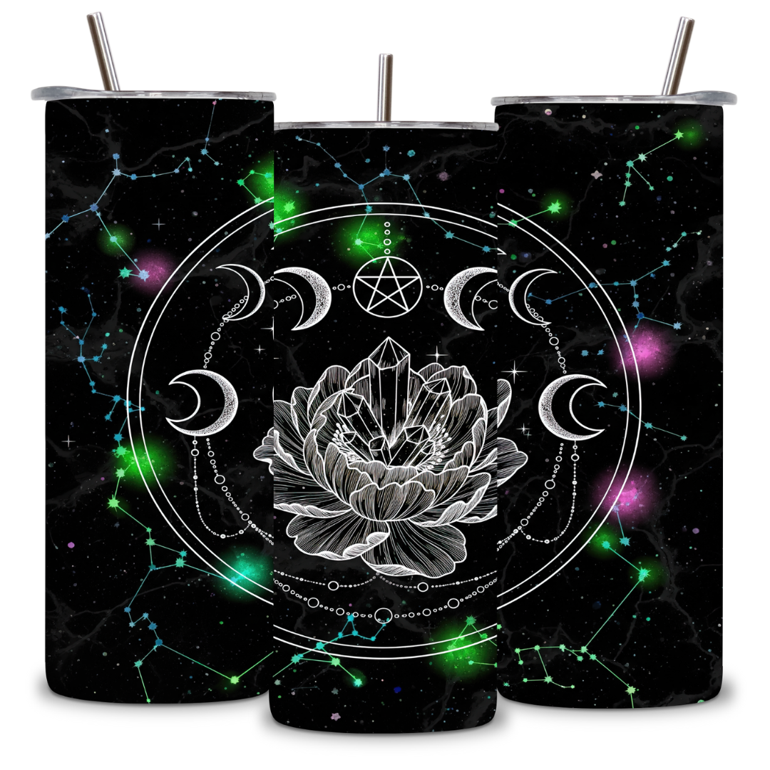 Celestial Moon Phase Tumbler