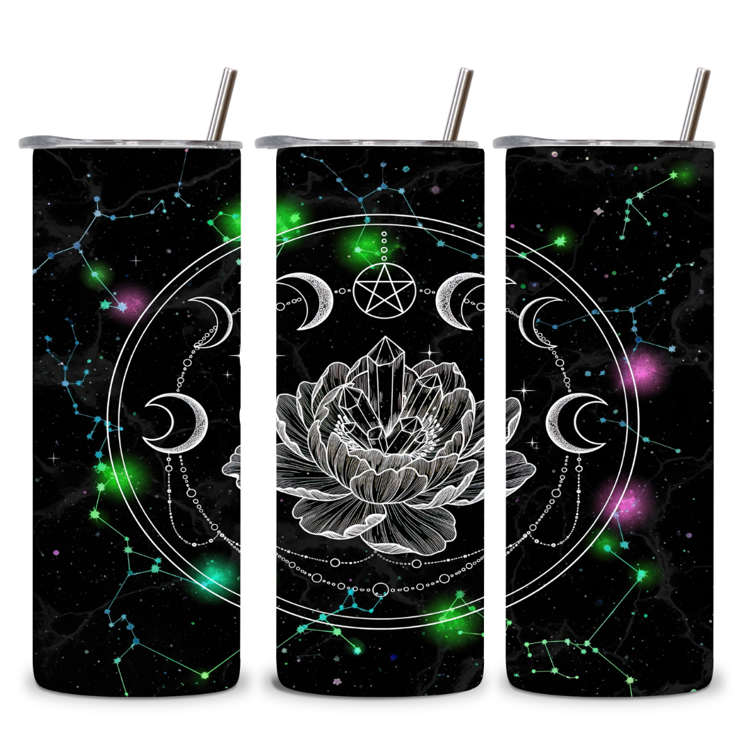 Celestial Moon Phase Tumbler