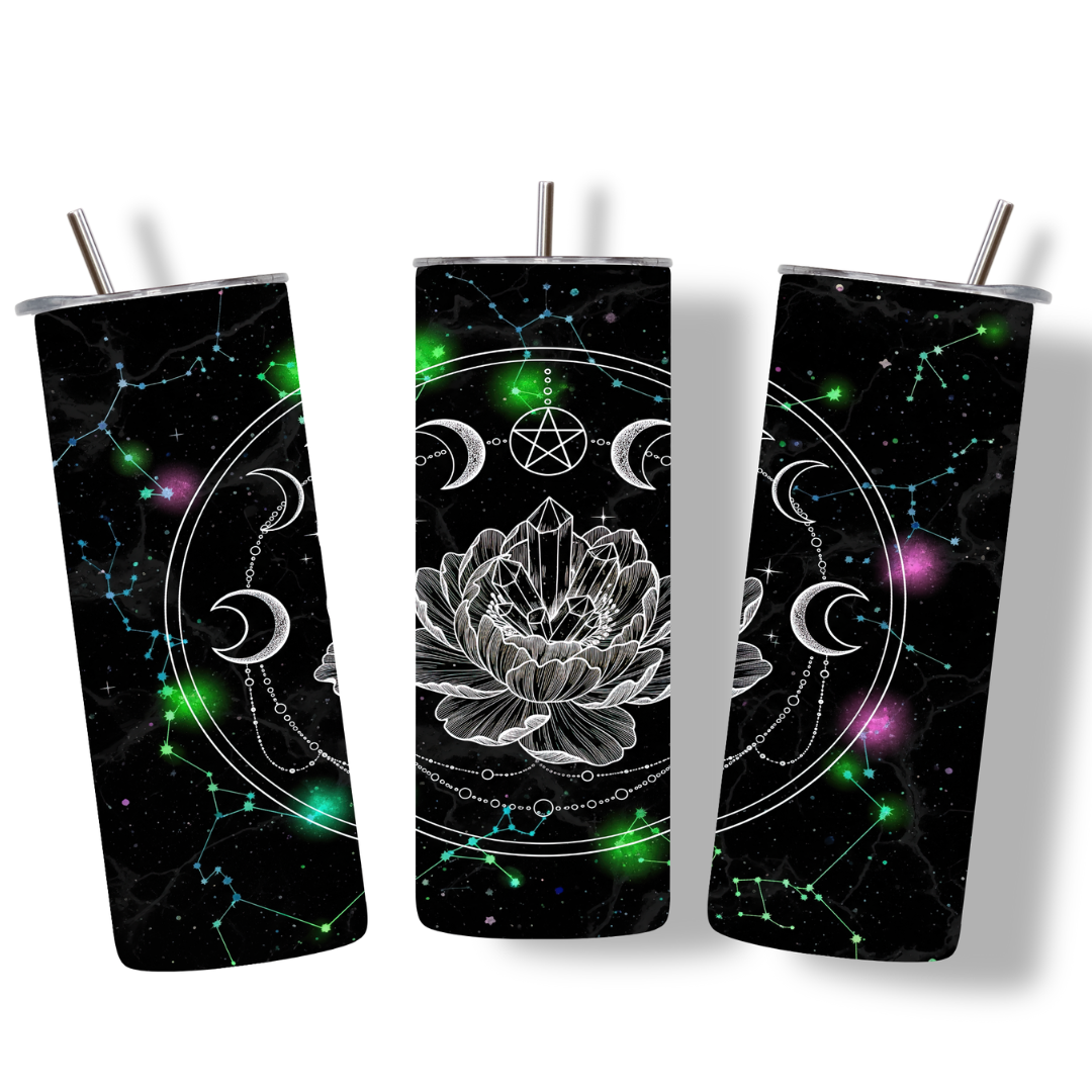 Celestial Moon Phase Tumbler