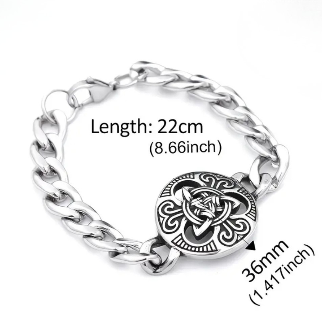 Celtic Trinity Shield Bracelet