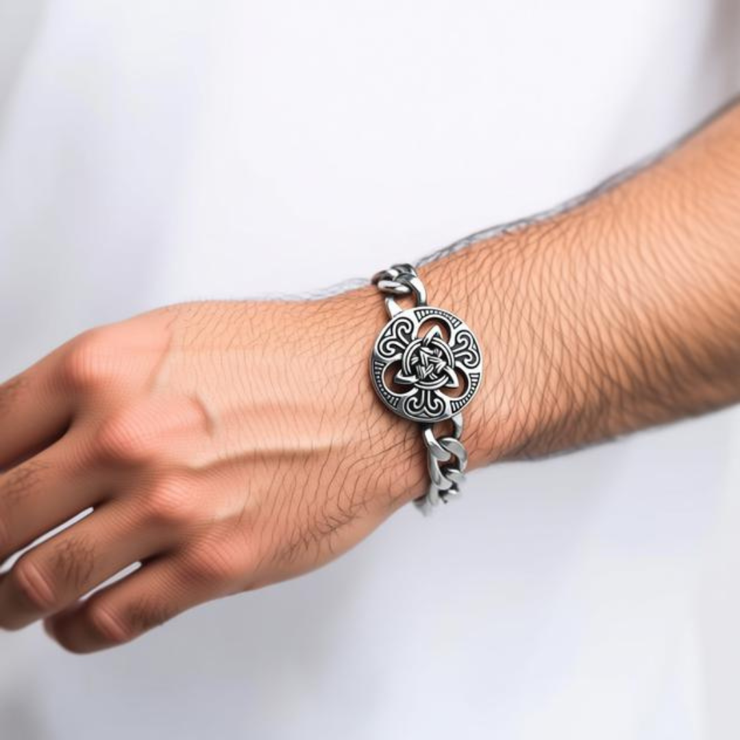 Celtic Trinity Shield Bracelet