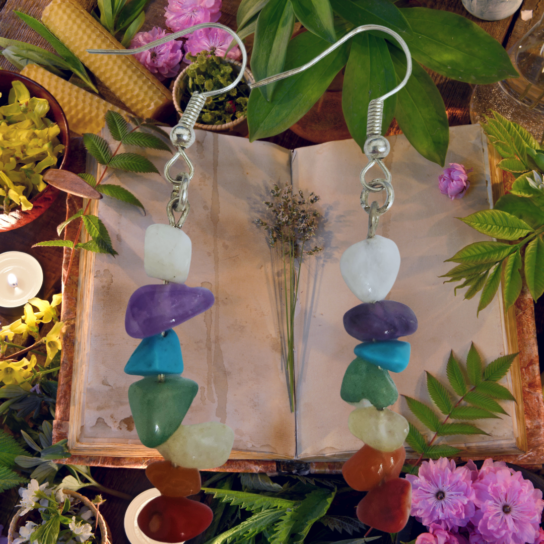 Chakra Balance Dangle Earrings