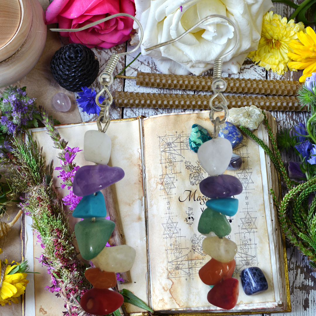 Chakra Balance Dangle Earrings