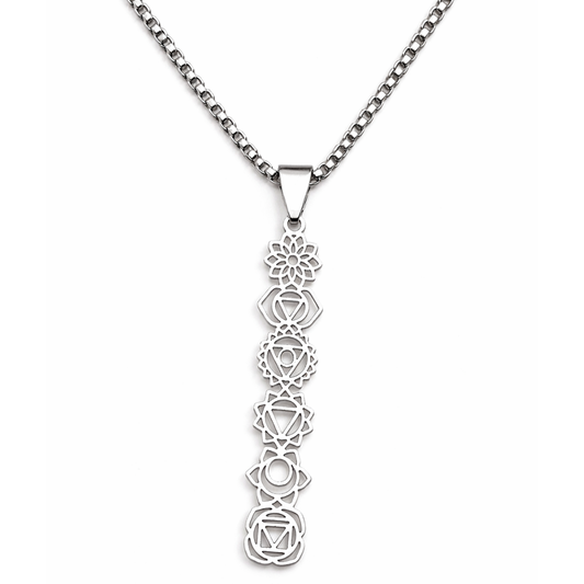 Chakra Balance Stainless Steel Necklace