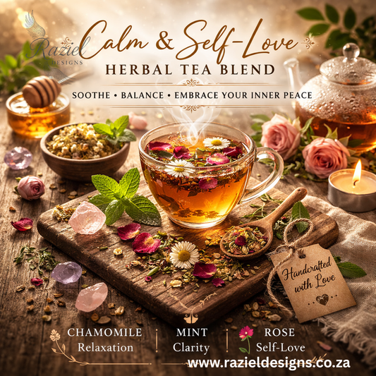 Calm & Self-Love Herbal Tea Blend - 10 Tea Bags