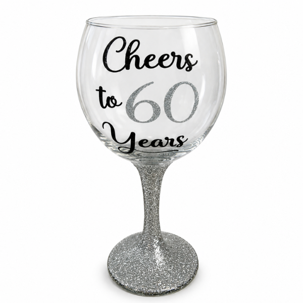 Cheers to 60 Gin Glass