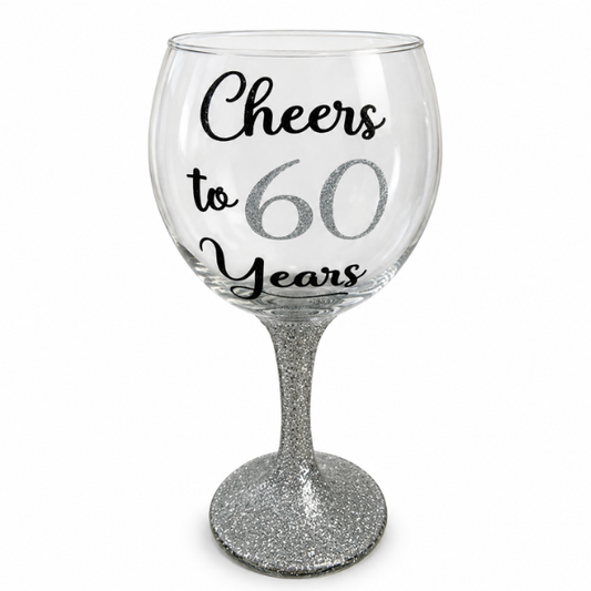 Cheers to 60 Gin Glass