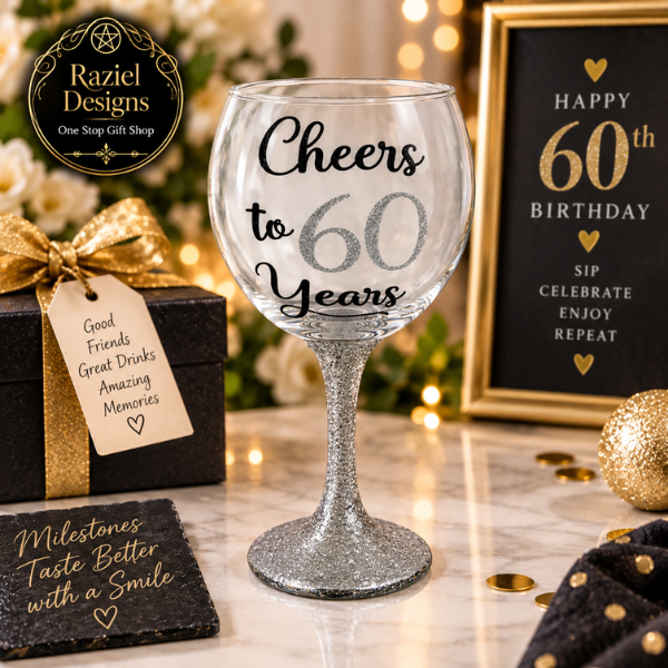 Cheers to 60 Gin Glass