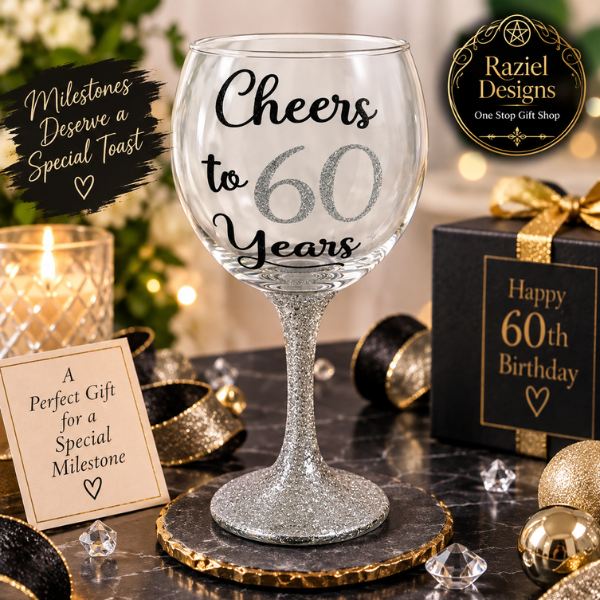 Cheers to 60 Gin Glass