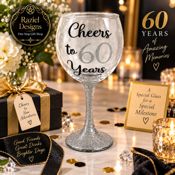 Cheers to 60 Gin Glass