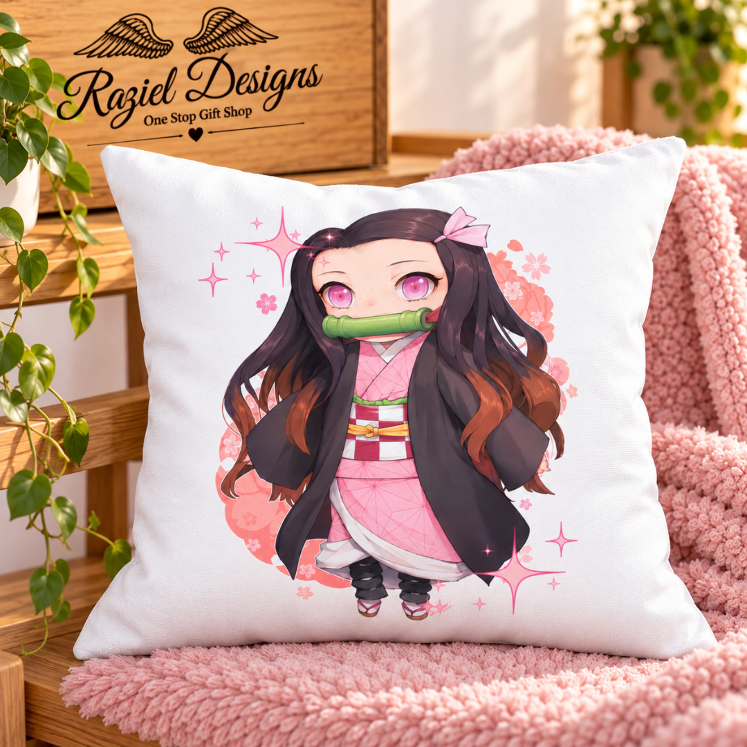 Nezuko Throw Pillow