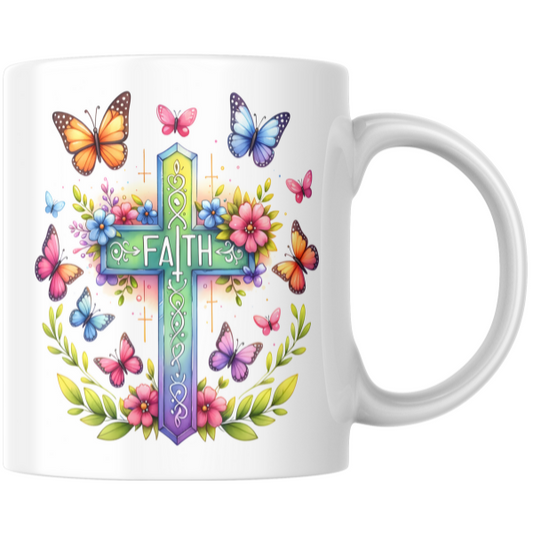 Christian Faith Cross Cup