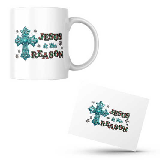 Christian Jesus is the Reason Coffee Cup and Coaster Set