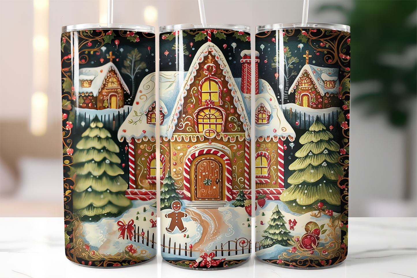 Gingerbread House 20 oz Tumbler