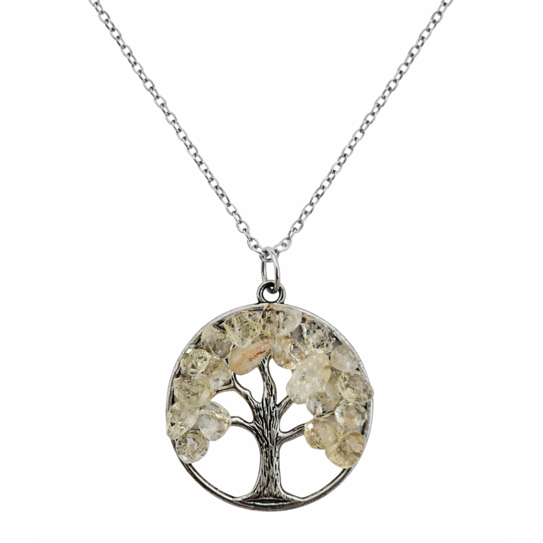 Citrine Tree of Life Necklace