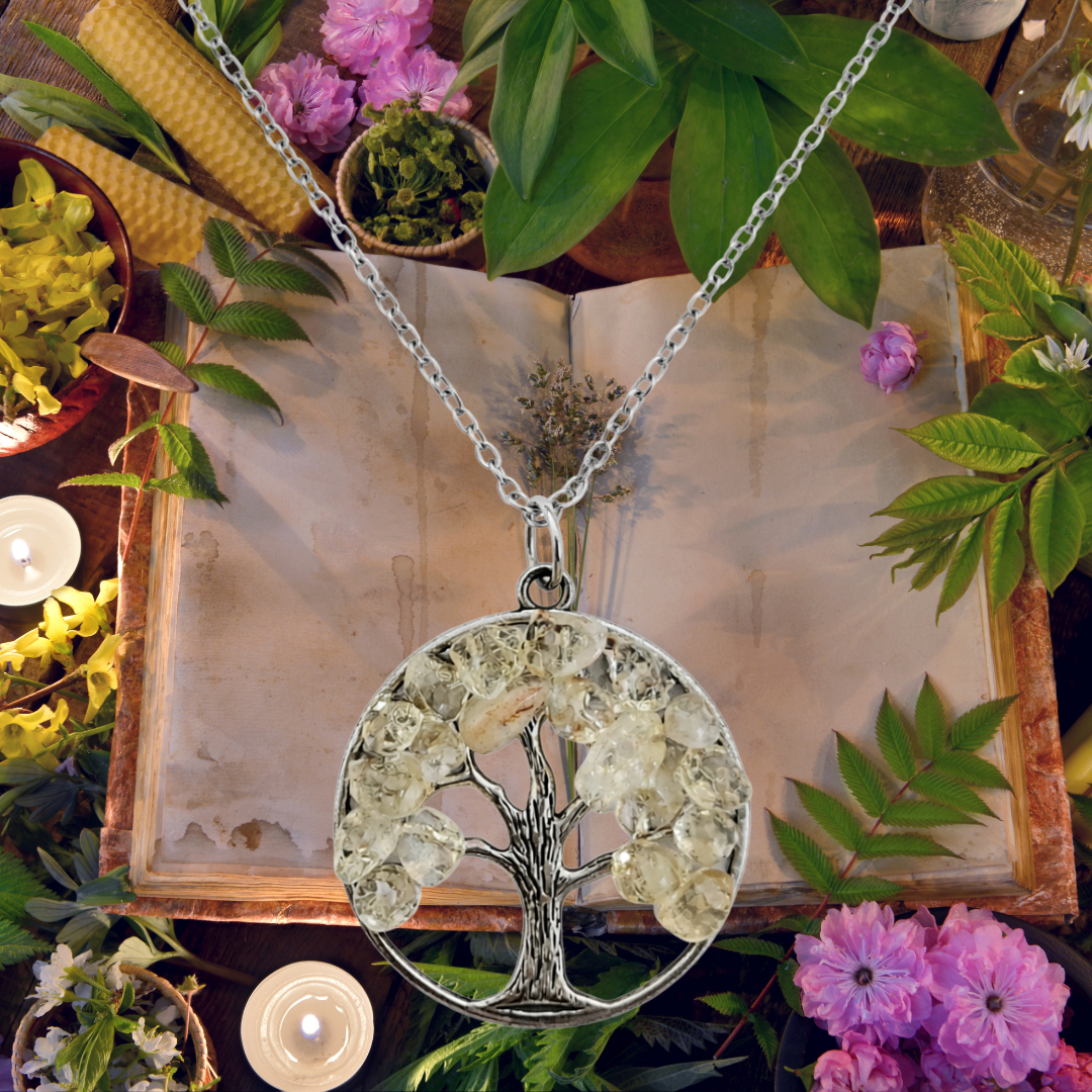 Citrine Tree of Life Necklace