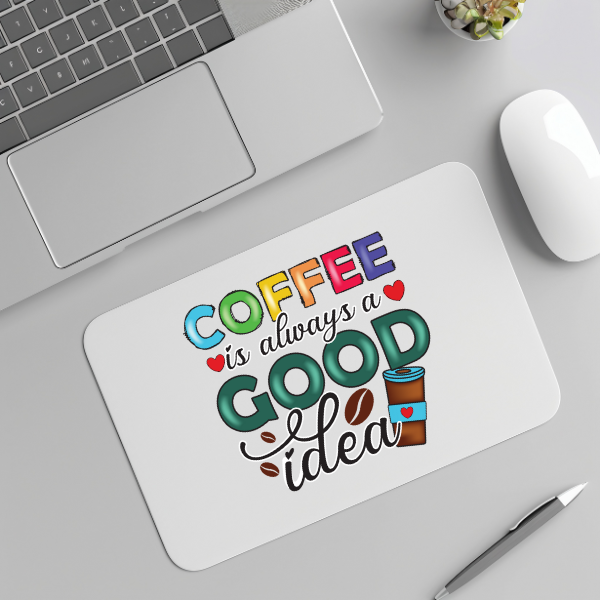 Coffee Is Always A Good Idea Mouse Pad