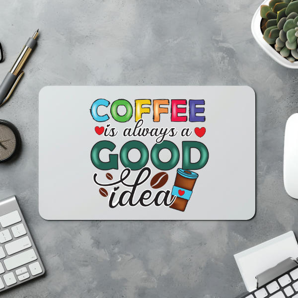 Coffee Is Always A Good Idea Mouse Pad