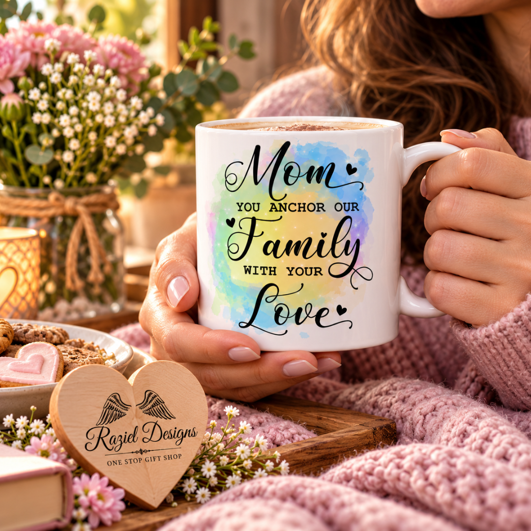 Mom You Anchor Our Family With Your Love Coffee Cup