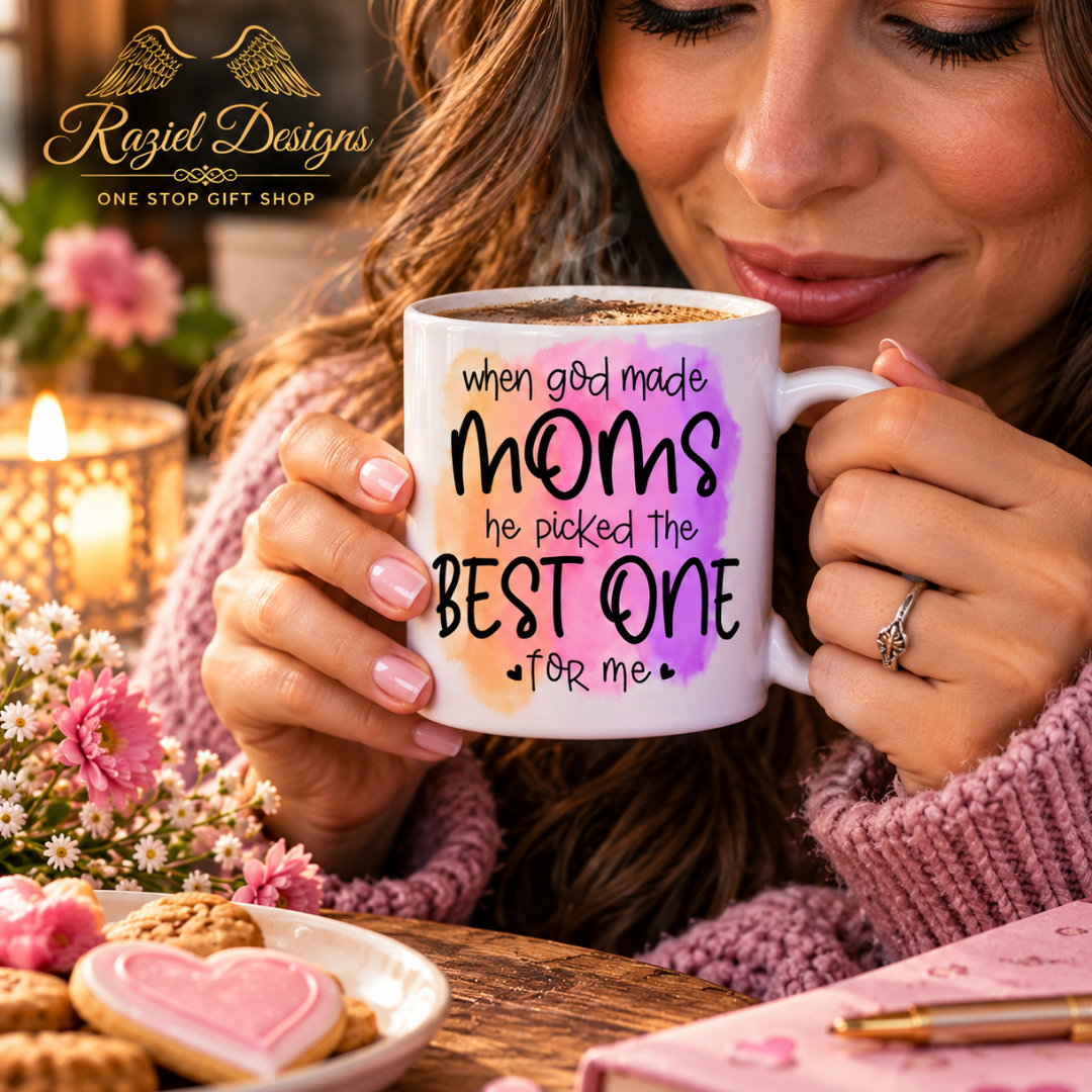 When God Made Moms he Picked the Best One For Me Coffee Cup