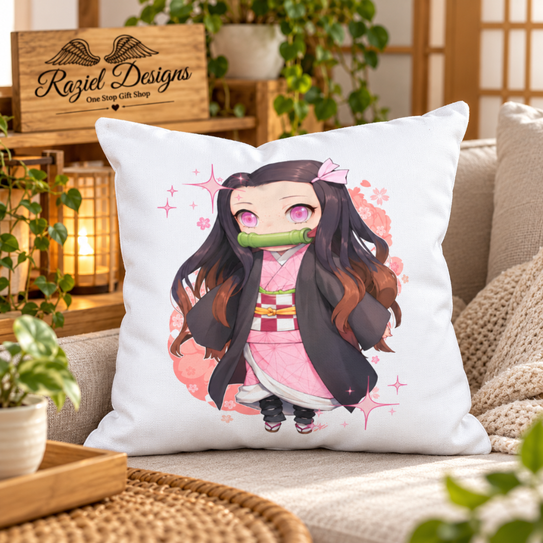 Nezuko Throw Pillow