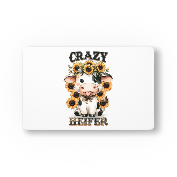 Crazy Heifer Mouse Pad