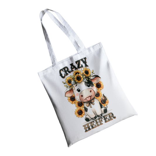 Crazy Heifer Shopping Bag