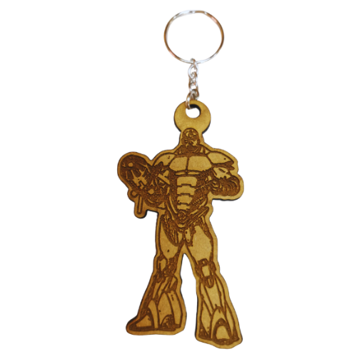 DC Cyborg Themed Keyring