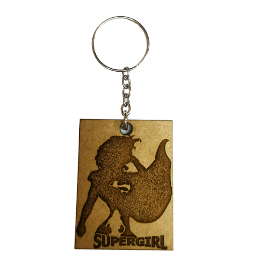 DC Supergirl Themed Keyring