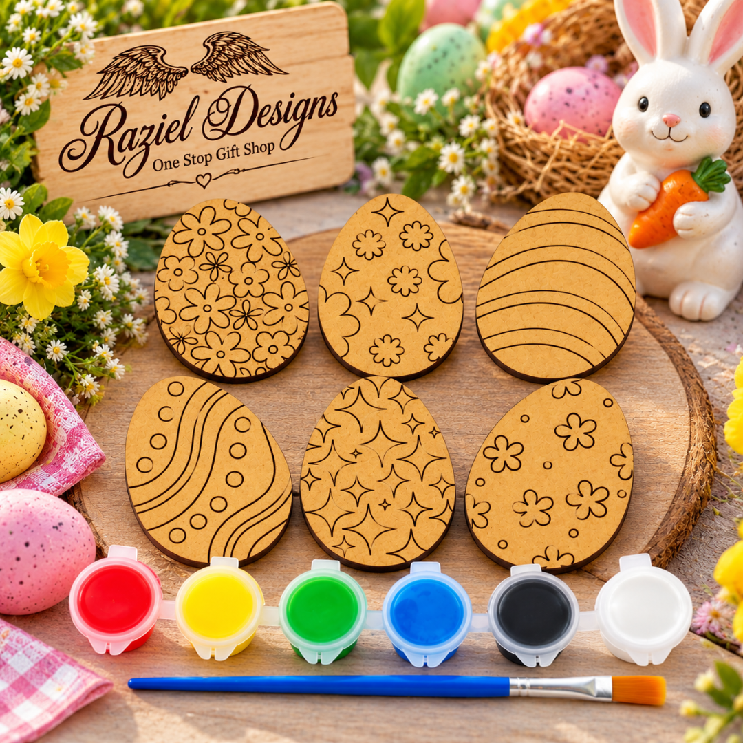 Paint Your Own Wooden Easter Eggs
