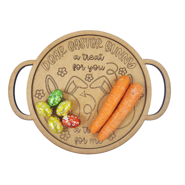 Dear Easter Bunny Treat Board