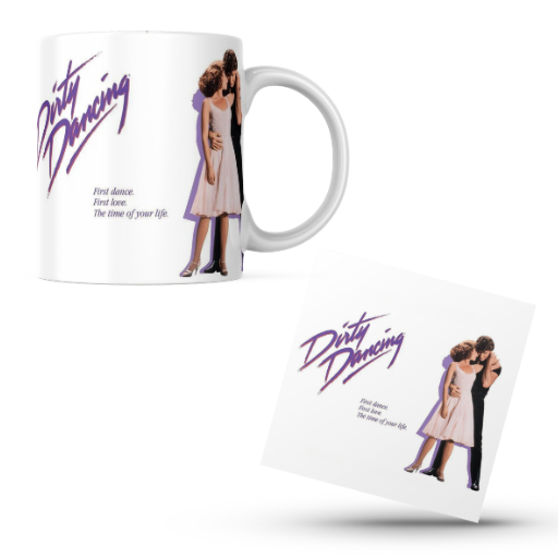 Dirty Dancing Themed Coffee Cup and Coaster Set