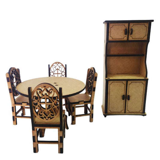 Dollhouse Dining Room Furniture Set