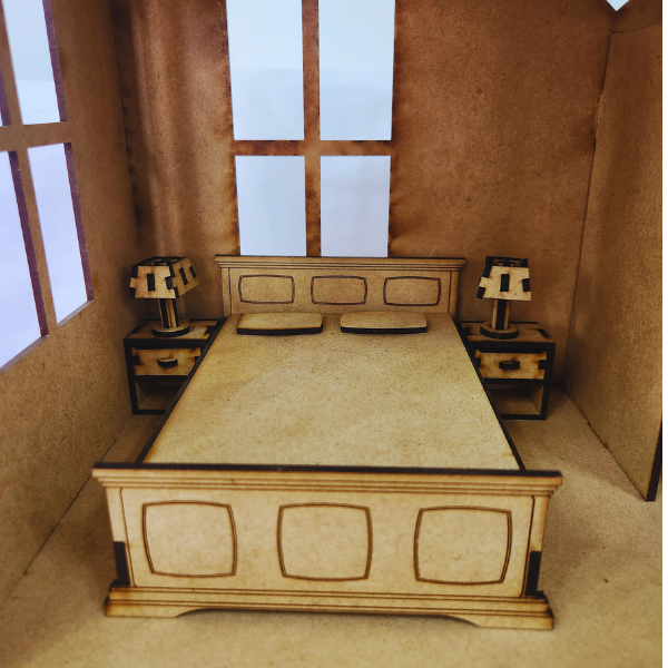 Dollhouse Double Bedroom Set