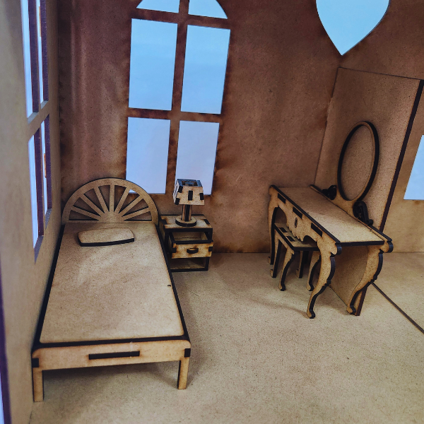 Dollhouse Single Bedroom Set