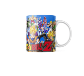 Dragon Ball Z Themed Printed Coffee Cup