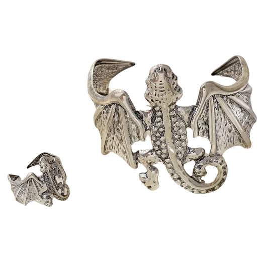 Dragon Guardian Cuff & Ring Set