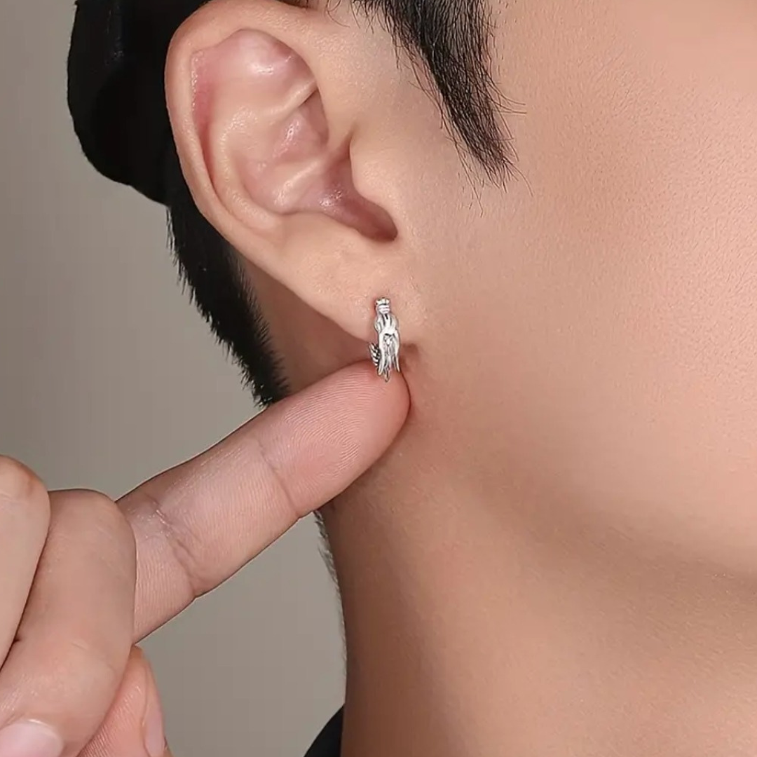 Dragon’s Embrace Hoop Earrings