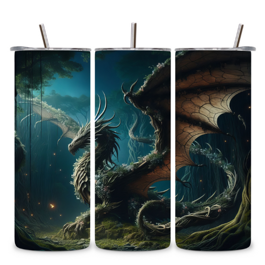 Dragon of the Enchanted Forest Tumbler