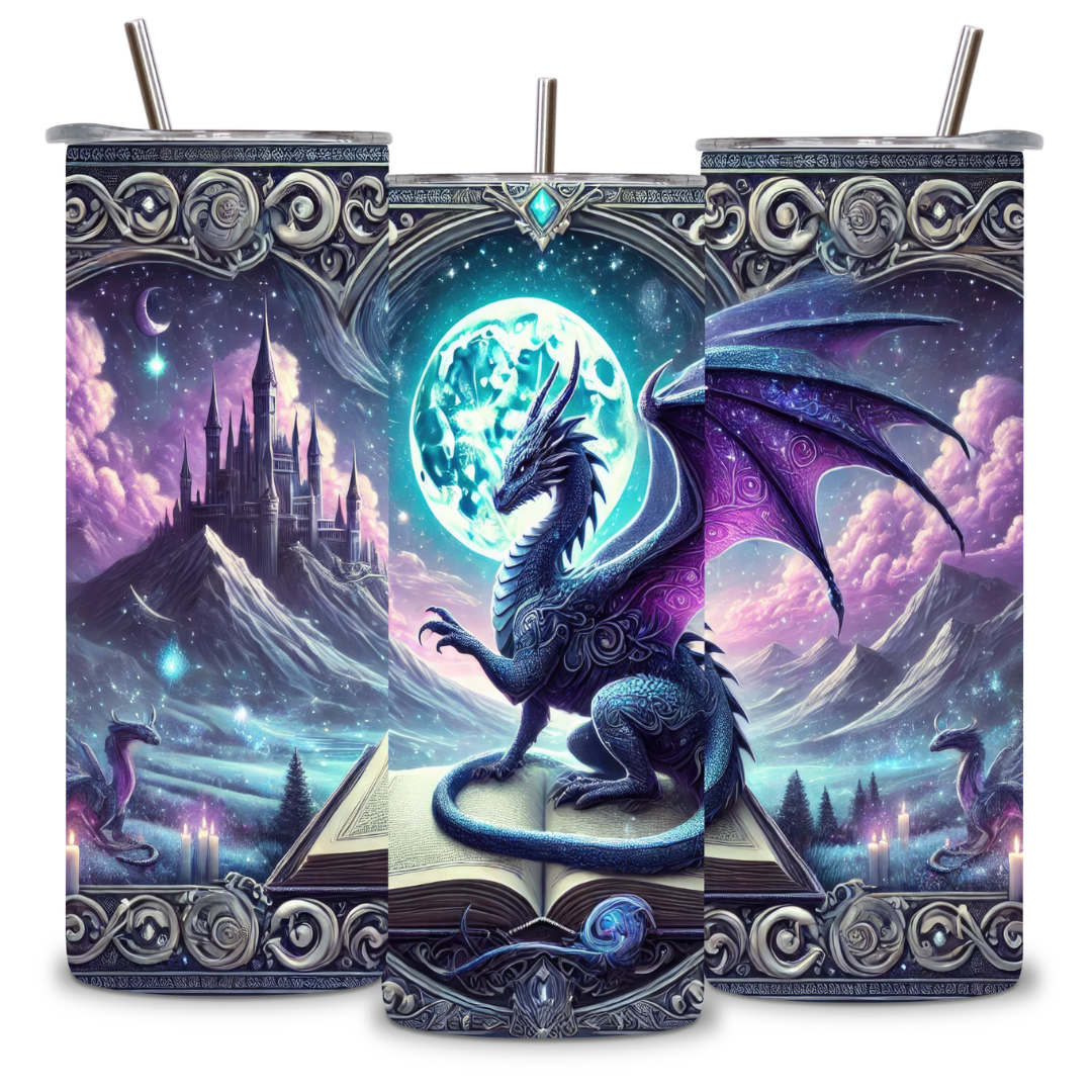 Dragon of the Moonlit Tomes Tumbler