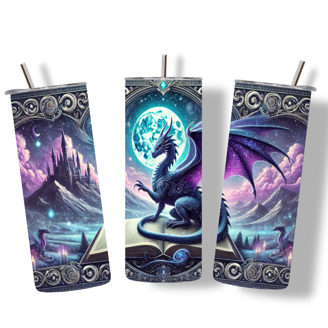 Dragon of the Moonlit Tomes Tumbler