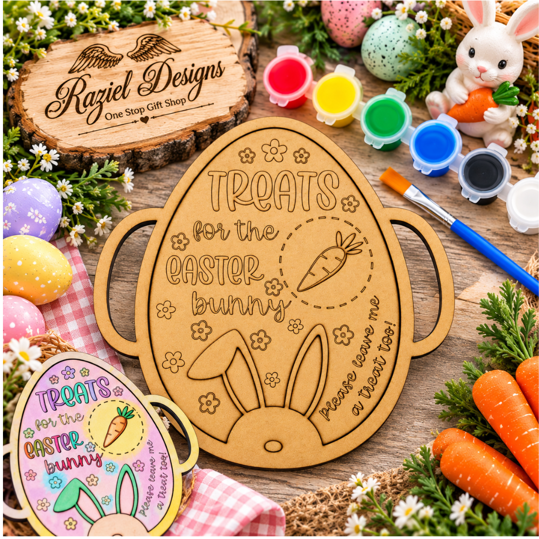 Easter Bunny Treats Board