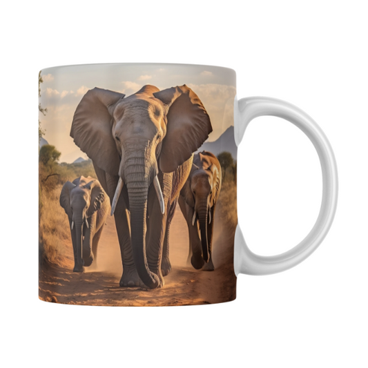 Safari Elephant Coffee Cup