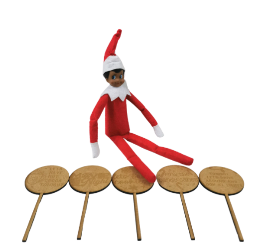 Elf On The Shelf Activity Lolipops and Sleigh