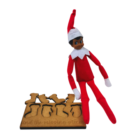 Elf On The Shelf Missing Pieces and Tic Tac Toe