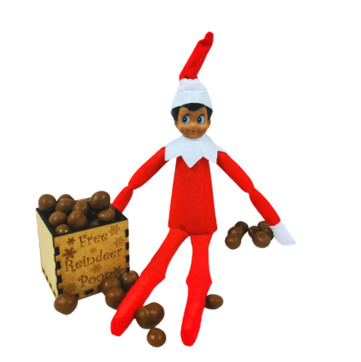 Elf On The Shelf Snowball and Reindeer Box