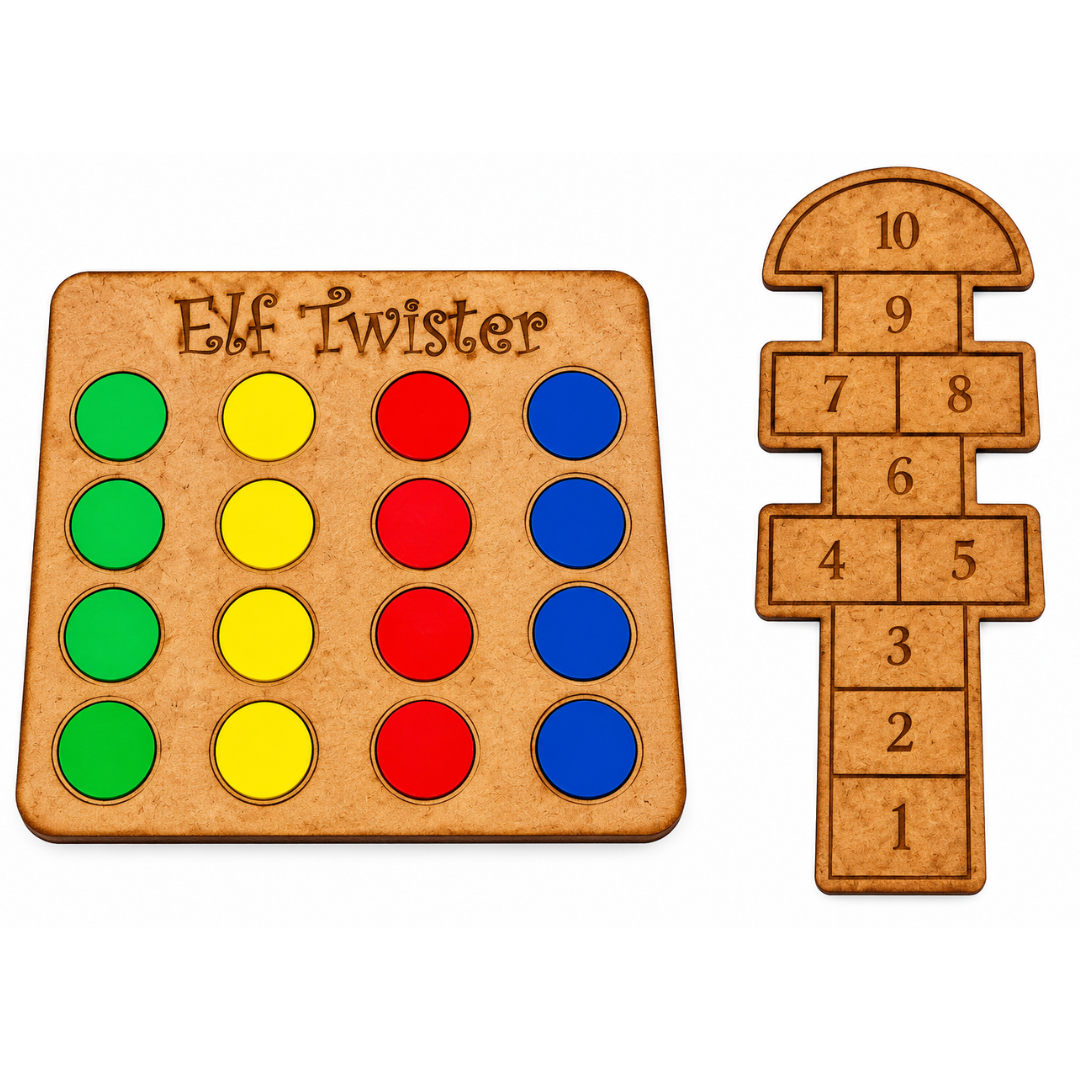 Elf On The Shelf Twister and Hopscotch