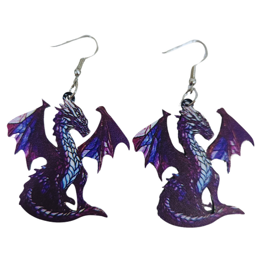 Enchanted Dragon Wings Earrings