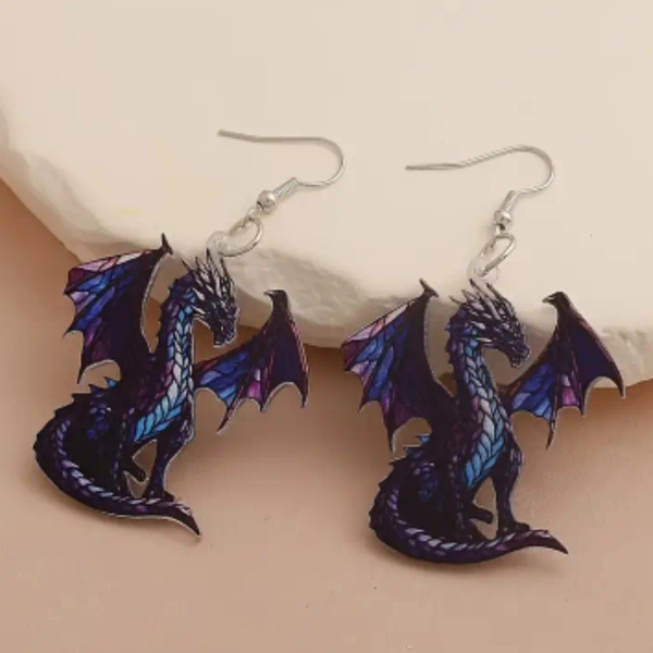 Enchanted Dragon Wings Earrings