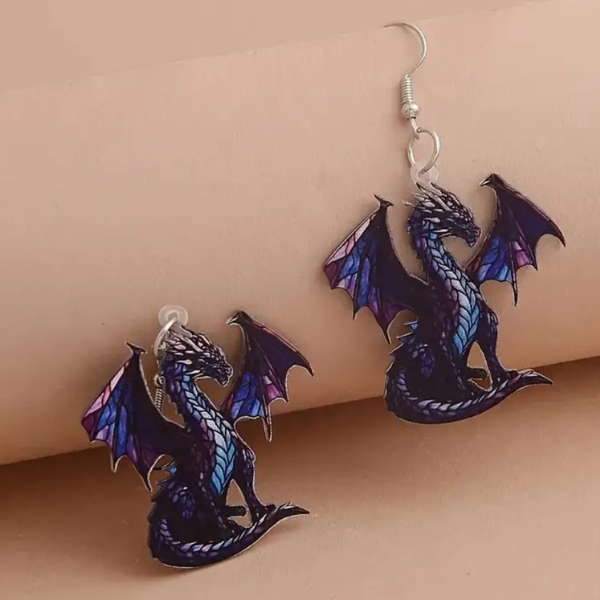 Enchanted Dragon Wings Earrings